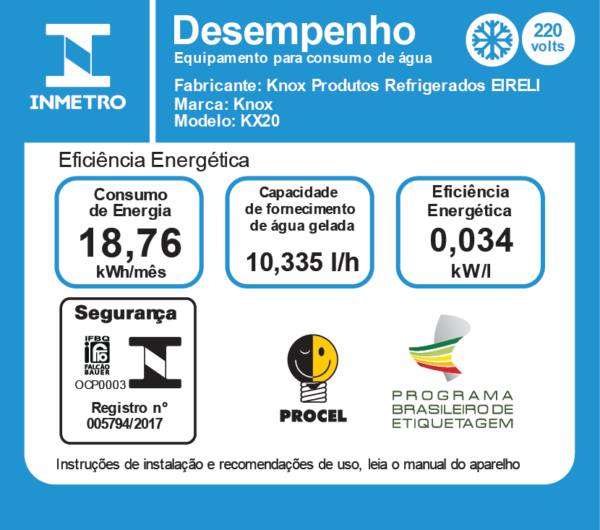 SELO INMETRO - SRA DISTRIBUIDORA - 200 LITROS COLUNA 02