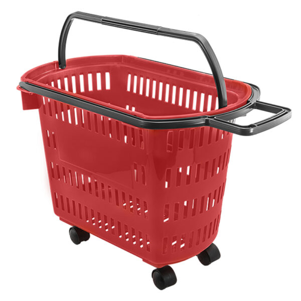 CESTA DE COMPRAS COM RODAS - SRA DISTRIBUIDORA