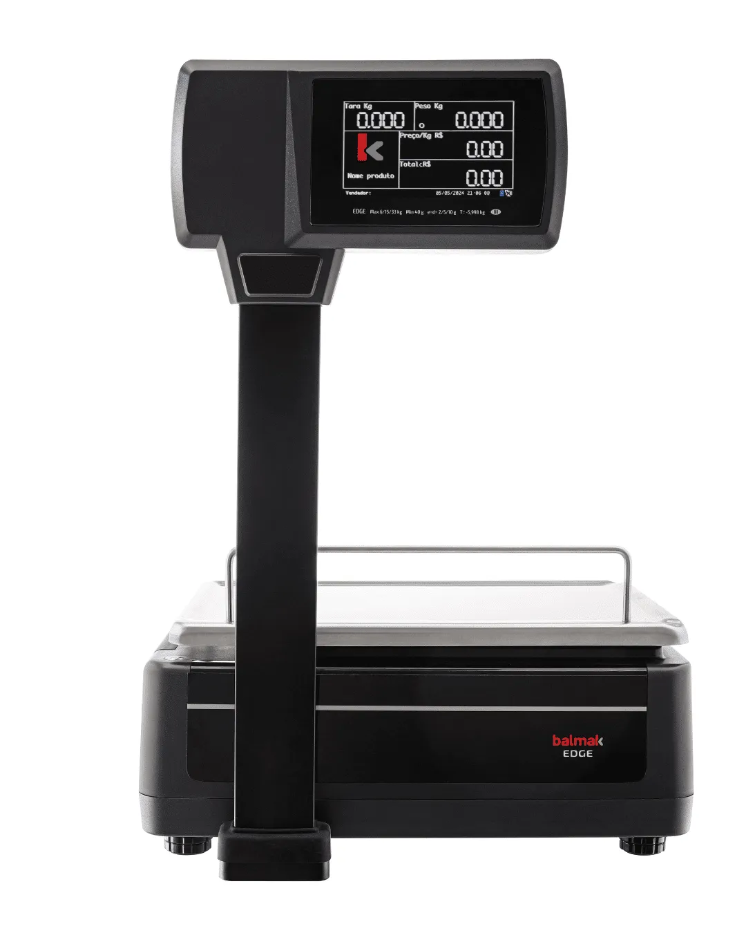 Balança Digital Computadora EDGE33TW 6/15/33kg com Etiquetadora e Wi-Fi Balmak - Imagem 3