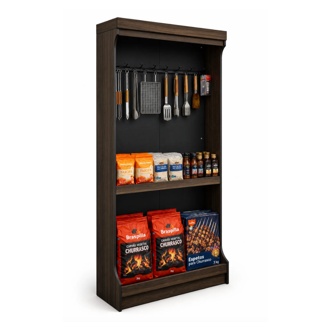 Expositor de Churrasco MDF