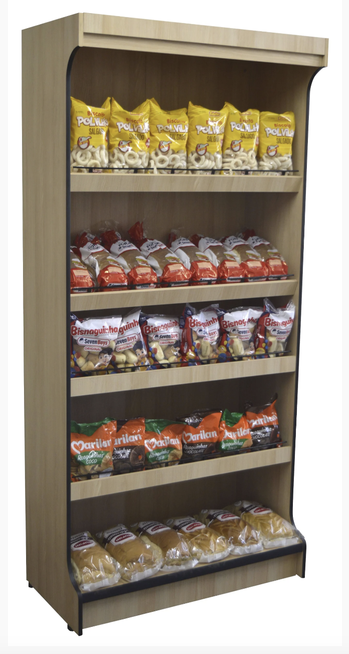 Expositor de Pães Vertical MDF - Imagem 3