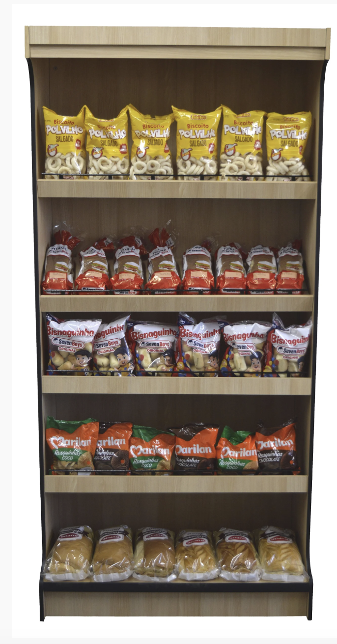 Expositor de Pães Vertical MDF - Imagem 4
